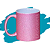 Caneca glitter personalizada - Imagem 1