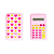 Calculadora Flip Pink Vibes Coraçõezinhos | Letron - Imagem 1