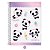 Caderno Espiral Universitário Lovely Friend Panda 160 Folhas 10 Matérias | Tilibra - Imagem 3