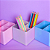 Organizador Porta Objetos 3 divisórias Cores Pastel | Dello - Imagem 3