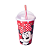 Copo c/ Canudo 500ml Minnie Mouse Disney | Plasútil - Imagem 1