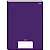 Caderno Brochurão Grande 1 Matéria Stiff Roxo | Jandaia - Imagem 1