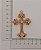 Crucifixo Flor de Lis Grande Com Strass - Imagem 2