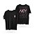 Camiseta 'AXTY' Rosa e Preto - Plus Size - Imagem 1