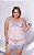 SHORT DOLL PLUS SIZE - COR ROSA E AZUL - Imagem 1
