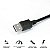 Cabo USB A 2.0 Macho x Mini USB B Macho 28AWG 1,0mt PUANM2-1 PCYES - Imagem 2