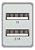 Carregador Celular 2 USB 1A/2.1A Branco WC124A ELG - Imagem 2