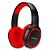 Headset Bluetooth Microfone Micro SD Cabo USB P2 Vermelho MS1RD ELG - Imagem 1