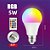 Lampada LED RGB com Controle Remoto LK-RGB-5W LUATEK - Imagem 1