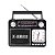 Radio Relogio Analogico AM/FM Com Bluetooth Relógio lanterna LELONG - Imagem 6