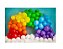 Fundo Fotográfico Tecido Sublimado Newborn 3D Balões Bexigas Arco-Íris 2,20x1,50 WFF-573 - Imagem 1