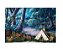 Fundo Fotográfico Tecido Sublimado Newborn 3D Bosque Cabana 2,20x1,50 WFF-604 - Imagem 1