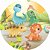 Painel Redondo Tecido Sublimado 3D Dino Baby WRD-1645 - Imagem 1