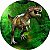 Painel Redondo Tecido Sublimado 3D Dinossauro WRD-1545 - Imagem 1