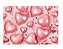 Fundo Fotográfico Tecido Sublimado Newborn 3D Balões Corações Rosa 2,20x1,50 WFF-658 - Imagem 1