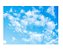 Fundo Fotográfico Tecido Sublimado Newborn 3D Nuvens Céu 2,20x1,50 WFF-626 - Imagem 1