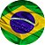 Painel Redondo Tecido Sublimado 3D Brasil WRD-4463 - Imagem 1