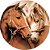 Painel Redondo Tecido Sublimado 3D Cavalo Country WRD-3328 - Imagem 1