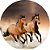 Painel Redondo Tecido Sublimado 3D Cavalo Country WRD-3329 - Imagem 1
