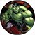 Painel Redondo Tecido Sublimado 3D Hulk WRD-4377 - Imagem 1