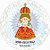 Painel Redondo Tecido Sublimado 3D Religioso Menino Jesus de Praga WRD-4559 - Imagem 1