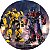 Painel Redondo Tecido Sublimado 3D Transformers WRD-4500 - Imagem 1