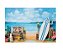 Fundo fotográfico Tecido Sublimado Gigante 3D Dias dos Pais Praia Surf 3,00X2,50 WFG-186 - Imagem 1
