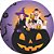 Painel Redondo Tecido Sublimado 3D Halloween WRD-5097 - Imagem 1