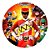 Painel Redondo Tecido Sublimado 3D Power Rangers  WRD-4987 - Imagem 1