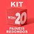 Kit 20 Painéis Redondos 1,50X1,50 - Imagem 1