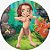 Painel Redondo Tecido Sublimado 3D Tarzan WRD-5318 - Imagem 1