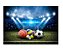 Fundo fotográfico Tecido Sublimado Newborn 3D Futebol 2,60x1,70 WFM-009 - Imagem 1