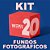 Kit 20 Fundos Fotográficos 2,20 x 1,50 ou 1,50 x 2,20 - Imagem 1
