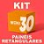 Kit 30 Paineis Retangulares 1,50 x 2,20 - Imagem 1