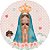 Painel Redondo Tecido Sublimado 3D Religioso WRD-5487 - Imagem 1