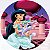 Painel Redondo Tecido Sublimado 3D Princesa Jasmine WRD-5469 - Imagem 1