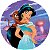 Painel Redondo Tecido Sublimado 3D Princesa Jasmine WRD-5475 - Imagem 1
