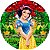 Painel Redondo Tecido Sublimado 3D Branca de Neve WRD-5462 - Imagem 1