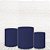 Trio de Capas Tecido Sublimado 3D Liso Azul Royal WCC-694 - Imagem 1