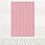 Painel Retangular Tecido Sublimado 3D Ripados Rosa Bebê WRT-5619 - Imagem 1