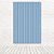 Painel Retangular Tecido Sublimado 3D Ripados Azul Bebê 1,50x2,20 WRT-5611 - Imagem 1
