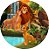 Painel Redondo Tecido Sublimado 3D Rei Leão WRD-6198 - Imagem 1