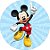 Painel Redondo Tecido Sublimado 3D Mickey WRD-6191 - Imagem 1