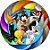 Painel Redondo Tecido Sublimado 3D Looney Tunes WRD-6100 - Imagem 1