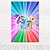 Painel Retangular Tecido Sublimado 3D My Little Pony 1,50x2,20 WRT-5651 - Imagem 1