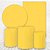 Kit 2 Painéis e Capas Tecido Lisos Amarelo WKPC-1698 - Imagem 1
