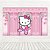 Painel Retangular Tecido Sublimado 3D Hello Kitty WRT-5510 - Imagem 1
