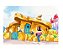 Fundo Fotográfico Newborn Pequeno 3D Flintstones 1,50 x 1,20 WFP-217 - Imagem 1