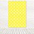 Painel Retangular Tecido Sublimado 3D Poá Amarelo 1,50x2,20 WRT-5743 - Imagem 1