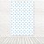 Painel Retangular Tecido Sublimado 3D Poá Azul 1,50x2,20 WRT-5738 - Imagem 1